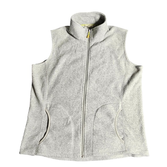 Woolrich Jackets & Blazers - Woolrich Grey Fleece Vest Large